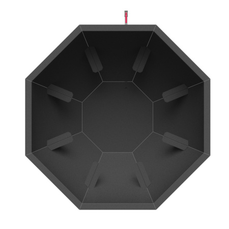 Банный чан 6 граней под самоотделку (Чёрный)