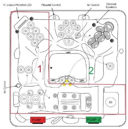 Спа бассейн Artesian Spas 848L DELUXE CLASS